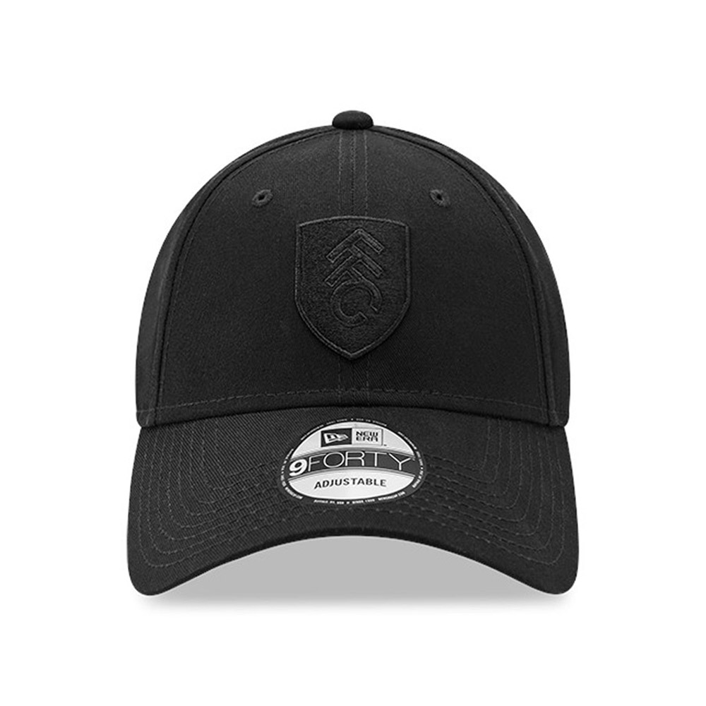 Official New Era Fulham FC Black on Black 9FORTY Cap A11074_X26 | New ...