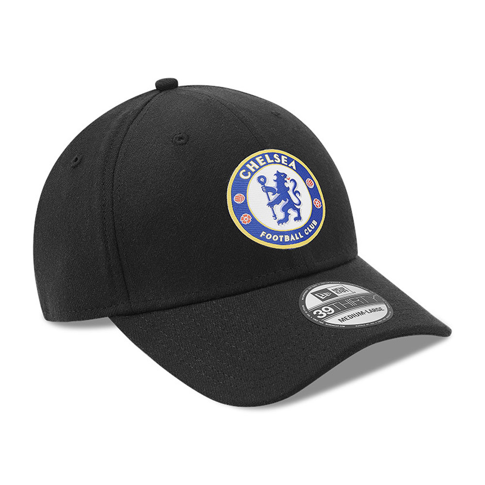 Gorra Chelsea FC Crest Wordmark 39THIRTY, negro