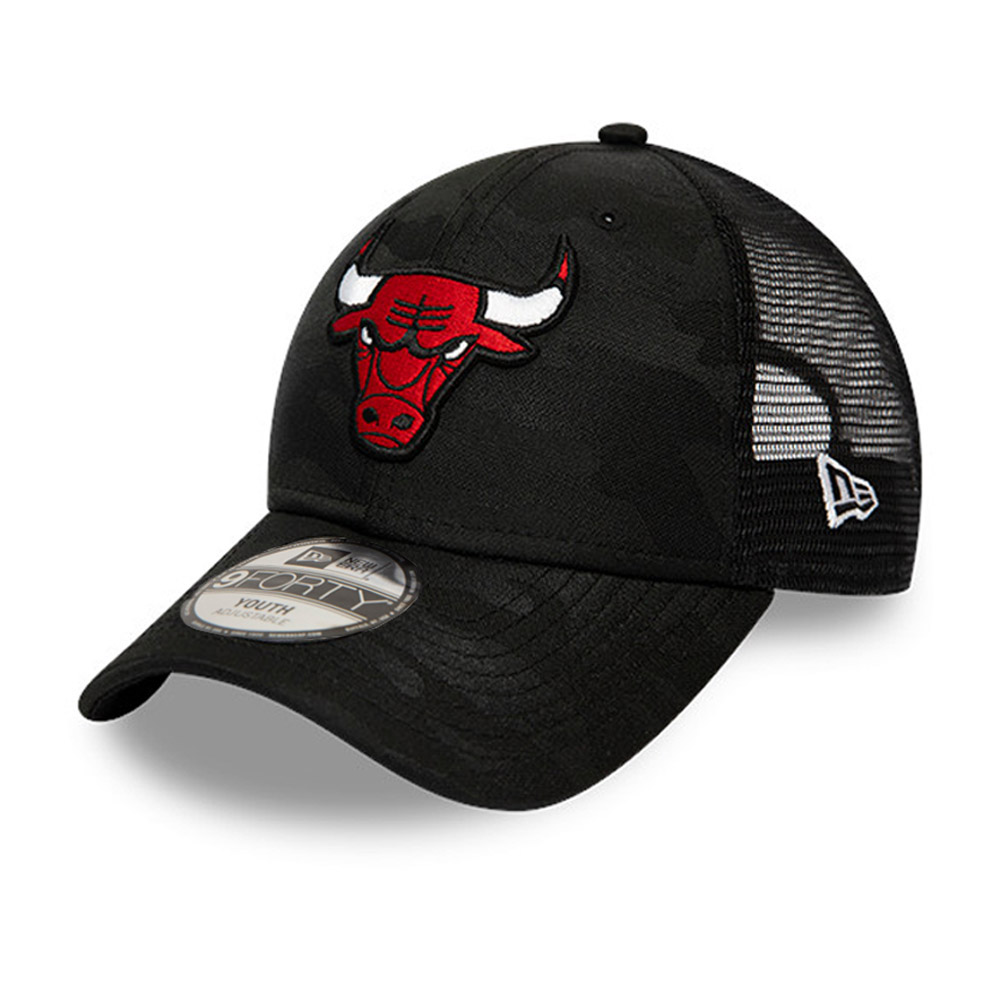 Chicago Bulls Stagionale The League Kids Camo Nero 9FORTY Cap