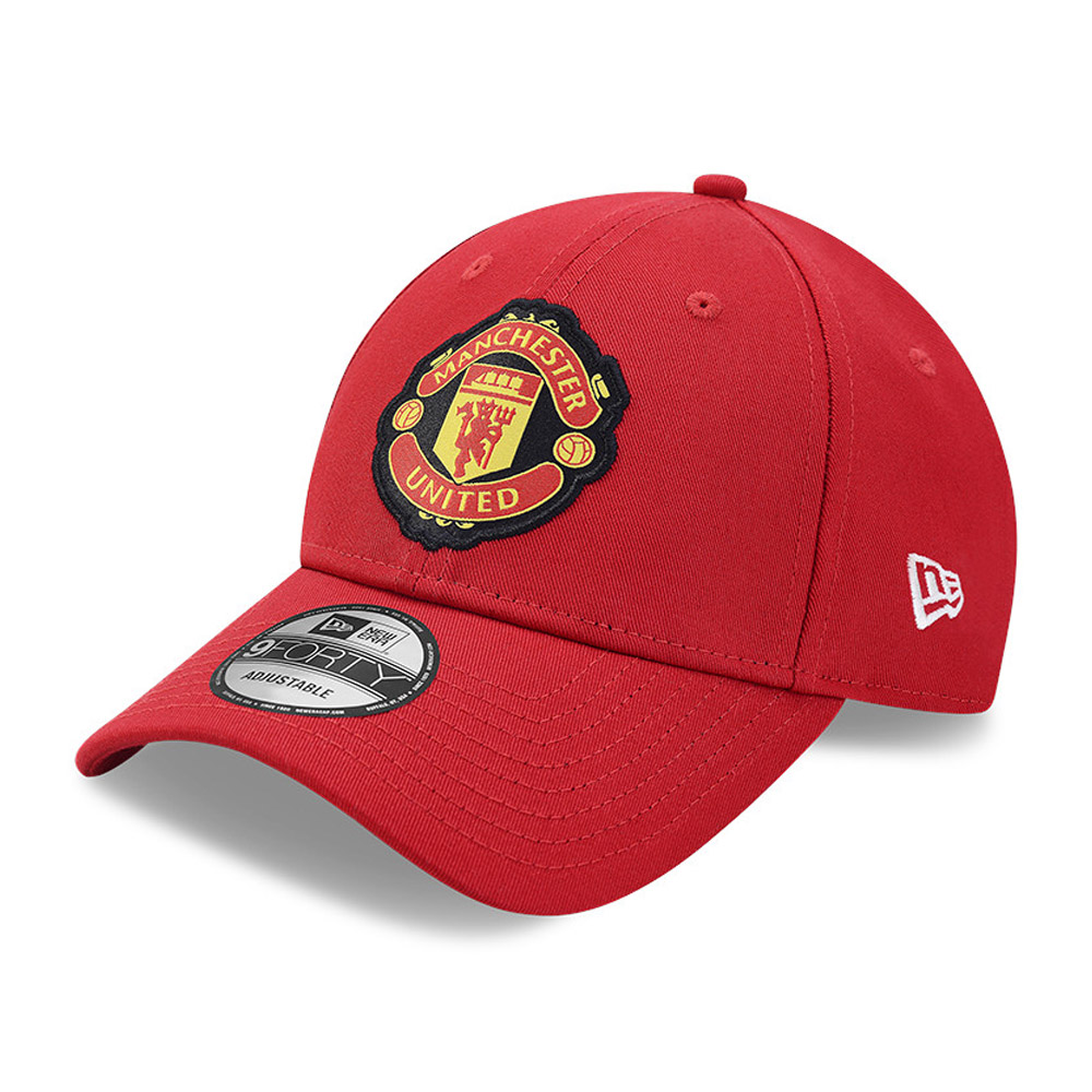 Cappellino 9FORTY Side Patch Manchester United rosso
