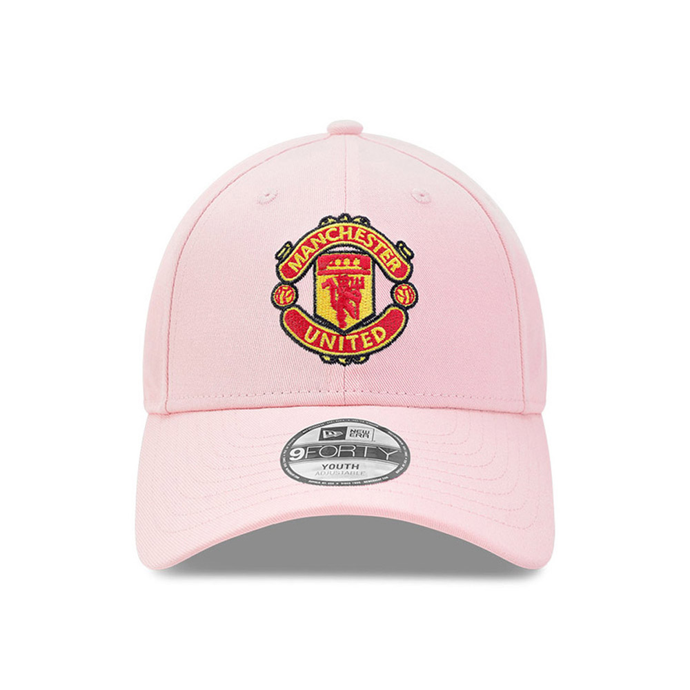 Cappellino 9FORTY in cotone dei Manchester United rosa