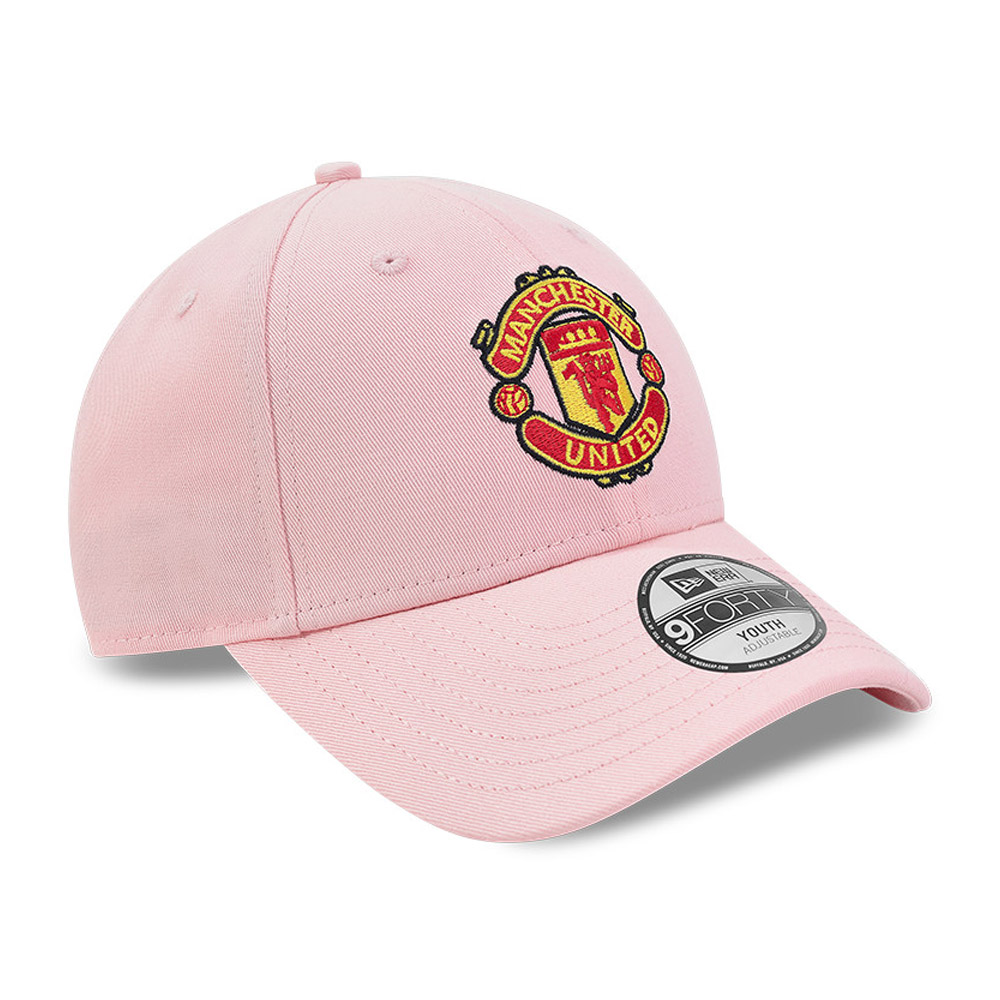 Casquette 9FORTY Manchester United, coton, rose