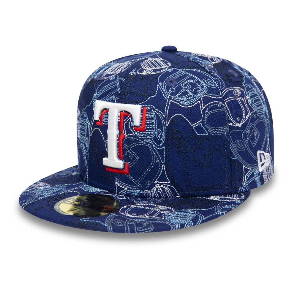 Cappellino Texas Rangers 100 Year Cap Chaos 59FIFTY