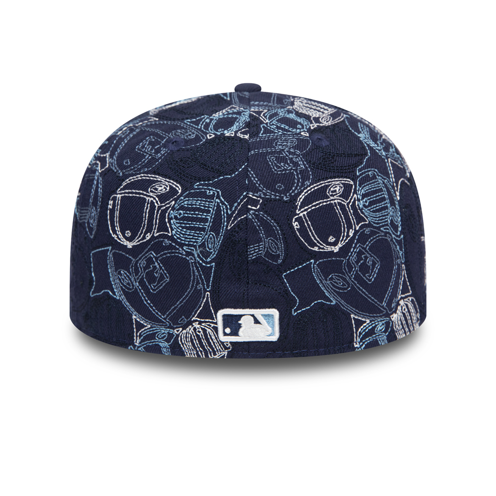 Casquette 59FIFTY 100 ans Cap Chaos des Tampa Bay Rays