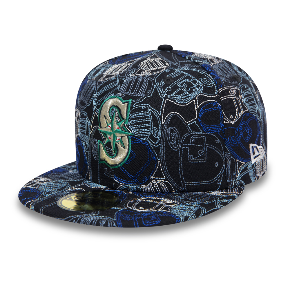 Casquette 59FIFTY 100 ans Cap Chaos des Seattle Mariners