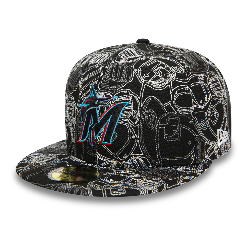 59FIFTY – Miami Marlins – 100 Year Cap Chaos – Kappe
