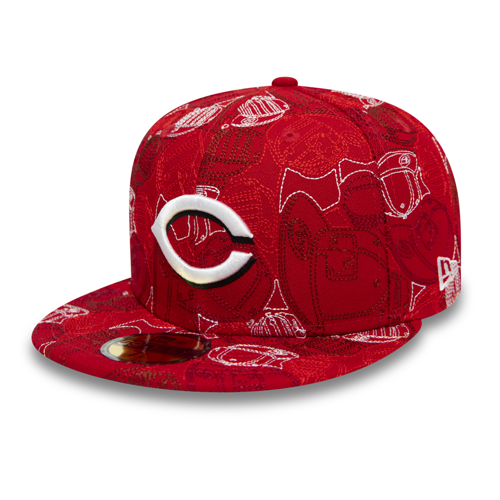 Cappellino 59FIFTY 100 Year Cap Chaos dei Cincinnati Reds