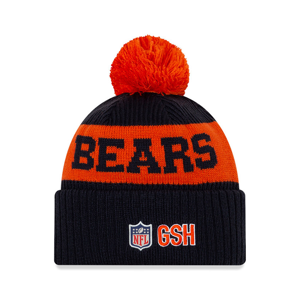 Chicago Bears On Field Kids Navy Beanie Hat
