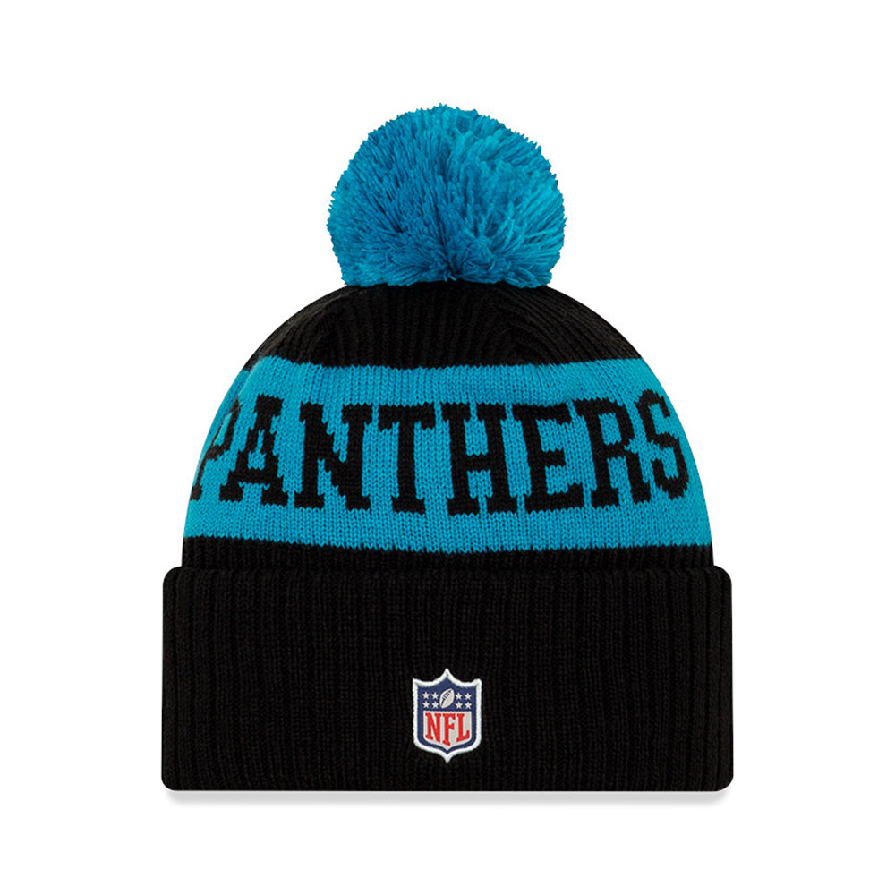 Carolina Panthers On Field Black Beanie Hat