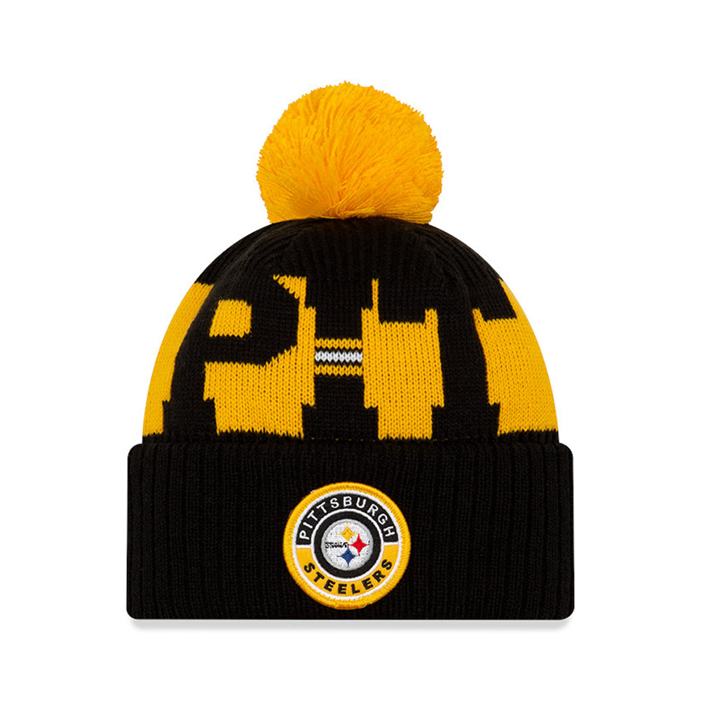 Pittsburgh Steelers auf dem Feld Schwarze Mütze Hut