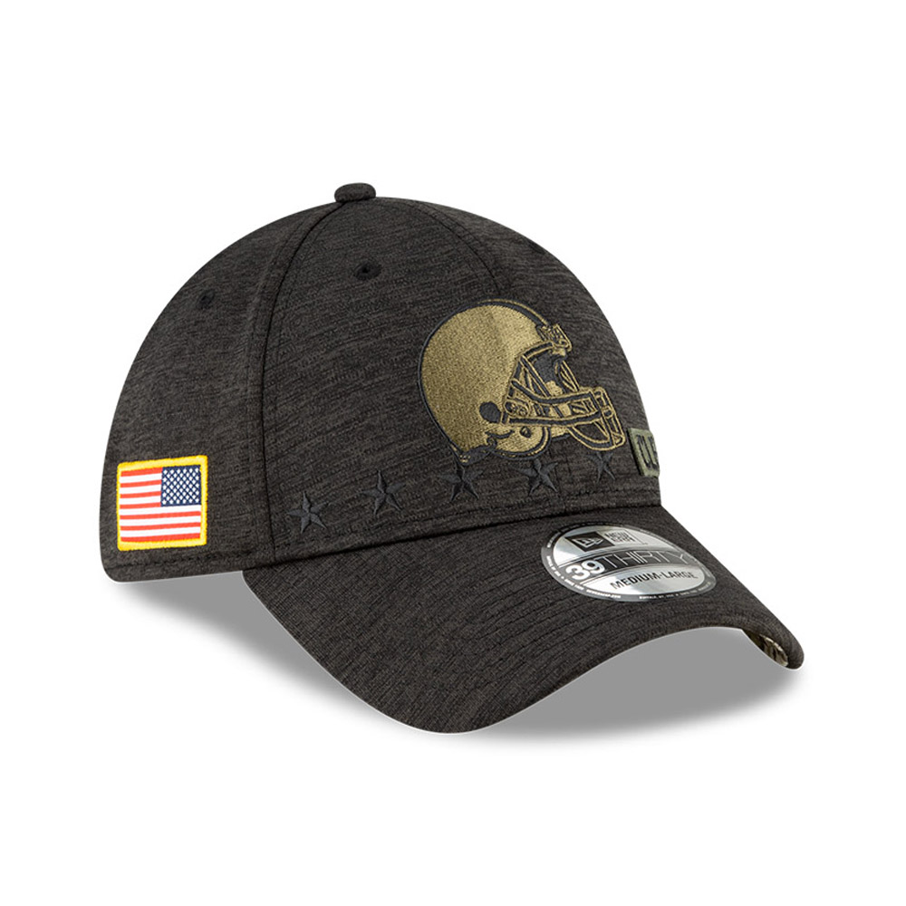 Official New Era Cleveland Browns On-Field Salute to Service 39THIRTY Cap  A11314_B77