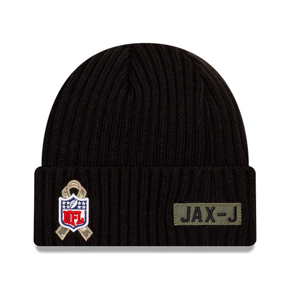Gorro de punto Jacksonville Jaguars NFL Salute To Service, negro