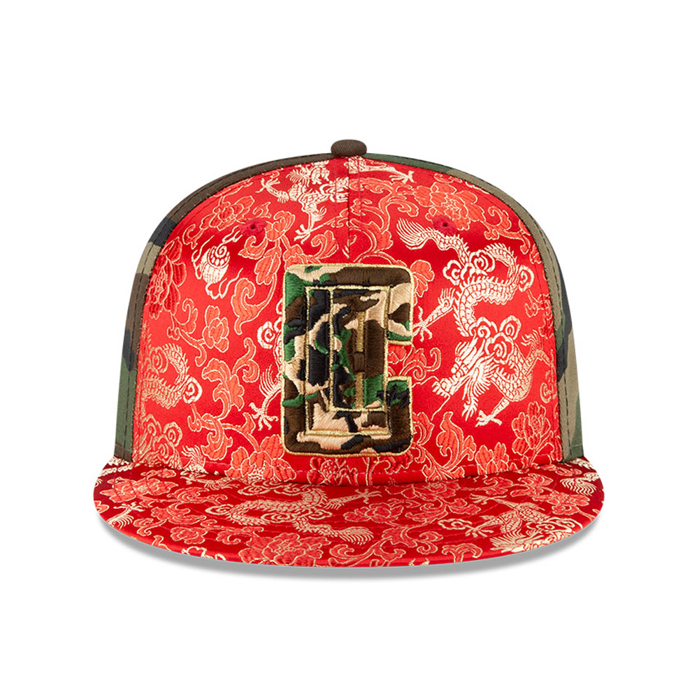 Cappellino Los Angeles Clippers Dragon Camo 100 Years 59FIFTY