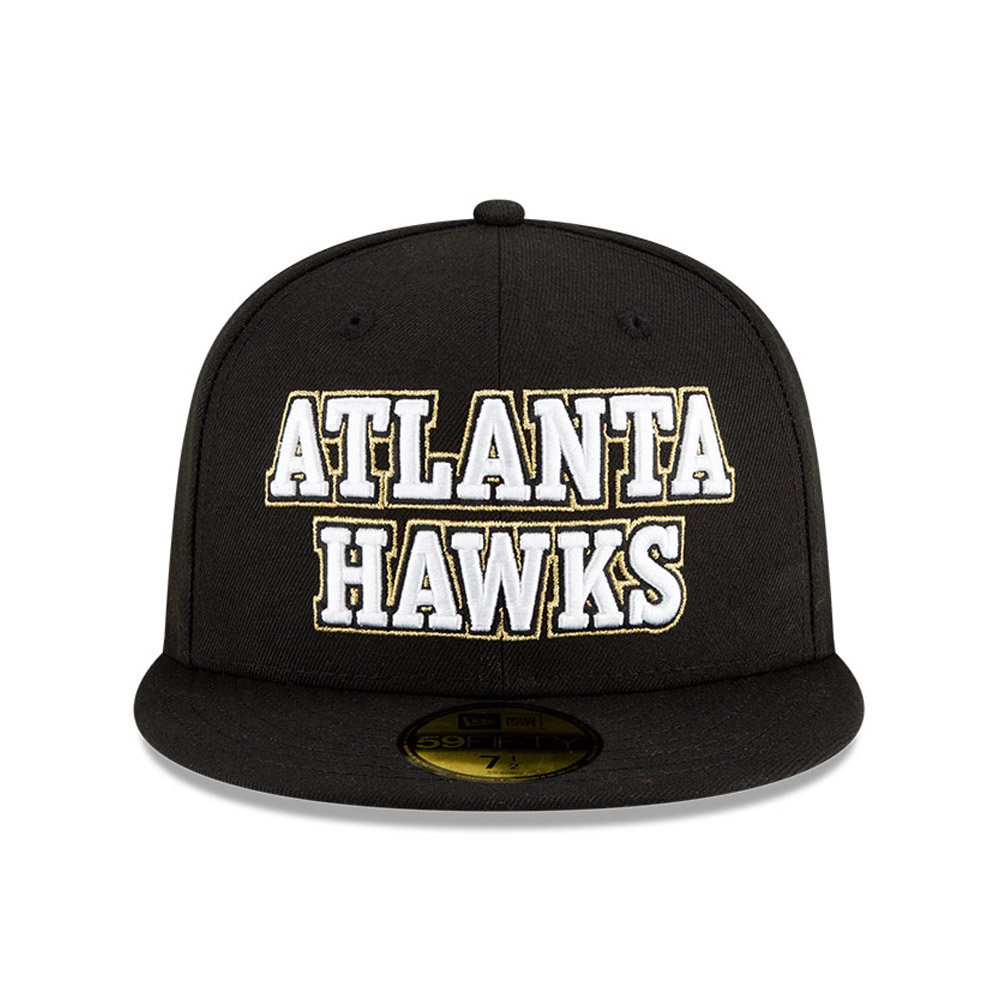 Atlanta Hawks NBA City Edition Schwarz 59FIFTY Cap
