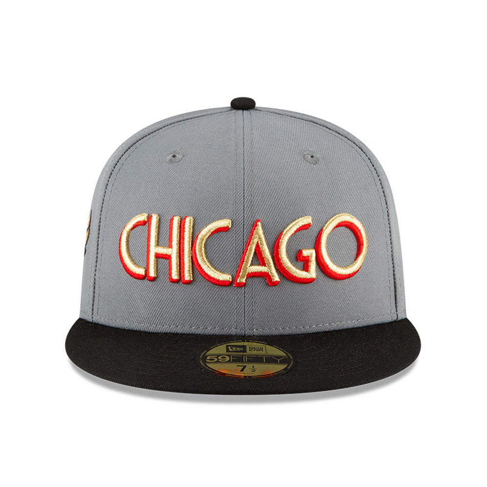 59FIFTY – Chicago Bulls – NBA City Edition – Kappe in Grau