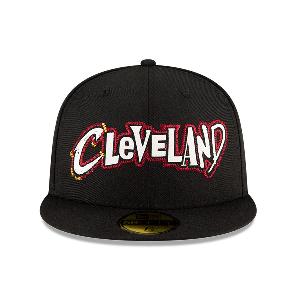 59FIFTY – Cleveland Cavaliers – NBA City Edition – Kappe in Schwarz