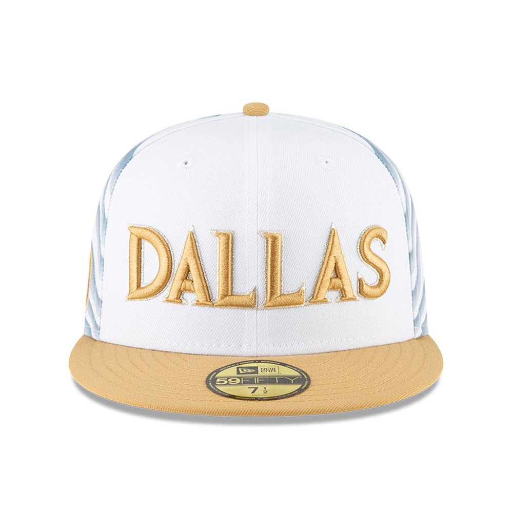 Gorra Dallas Mavericks NBA City Edition 59FIFTY, blanco
