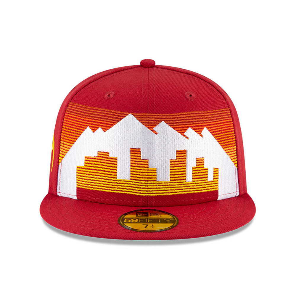 Gorra Denver Nuggets NBA City Edition 59FIFTY, rojo