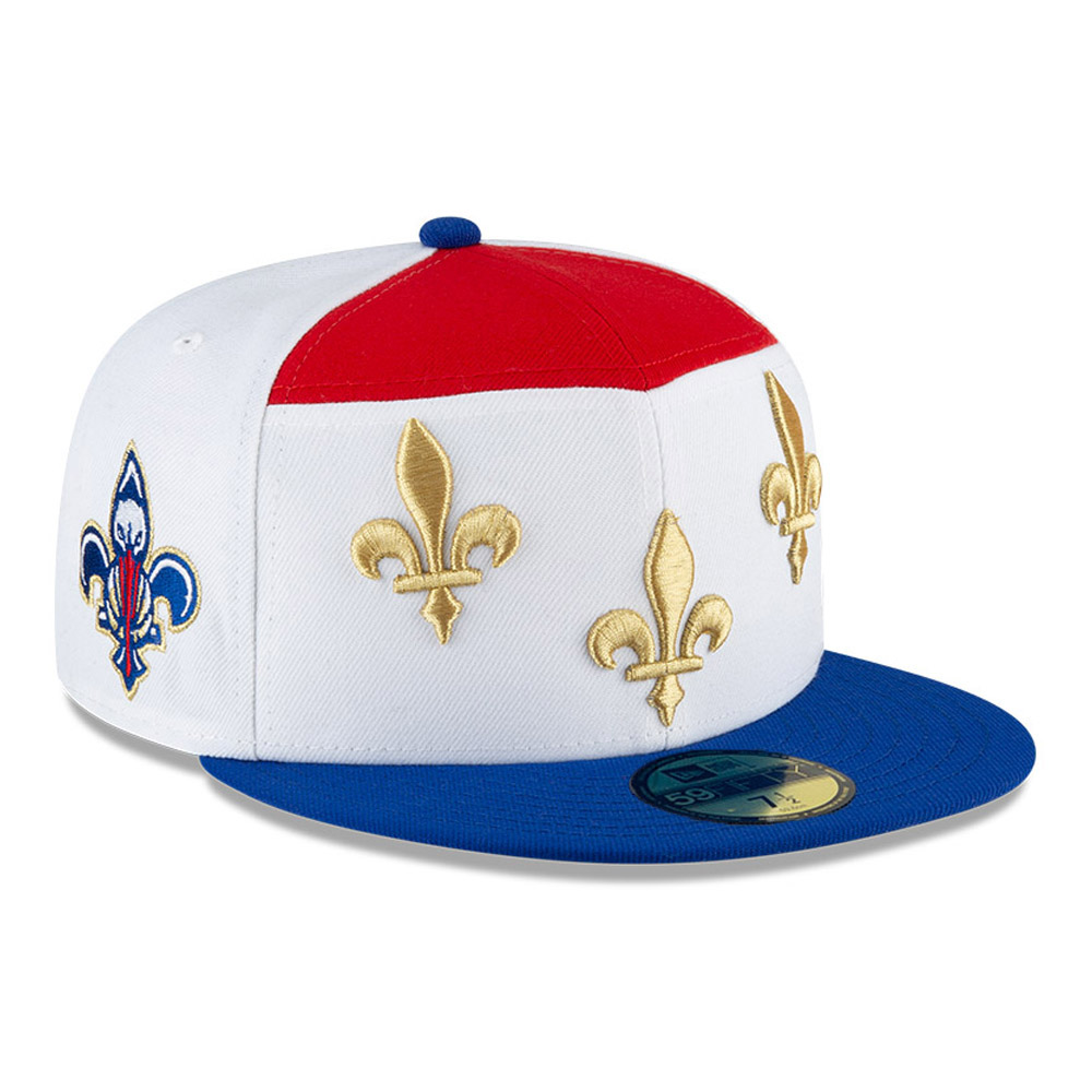 Gorra New Orleans Pelicans City Edition 59FIFTY, blanco