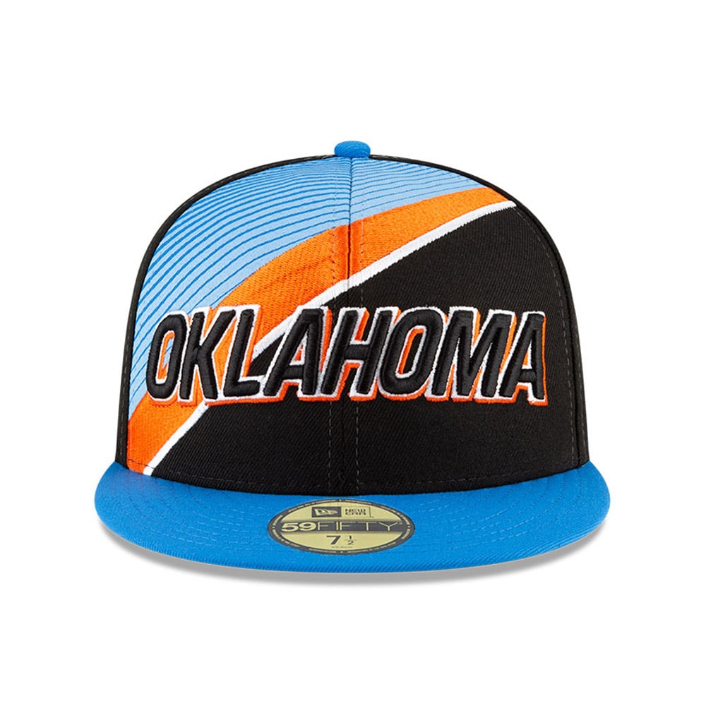 Gorra Oklahoma City Thunder NBA City Edition 59FIFTY, negro