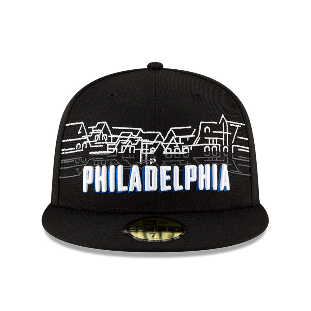 Casquette noire 59FIFTY NBA City Edition des Philadelphia 76ers