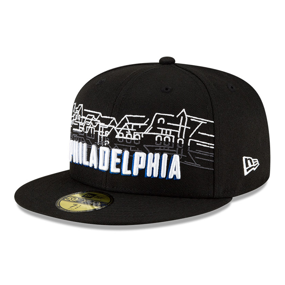 Gorra Philadelphia 76ers City Edition 59FIFTY, negro