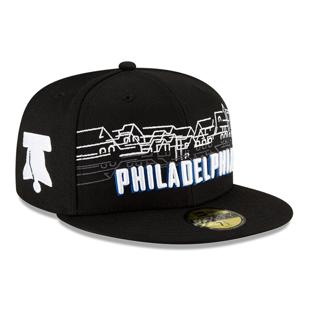 Casquette noire 59FIFTY NBA City Edition des Philadelphia 76ers