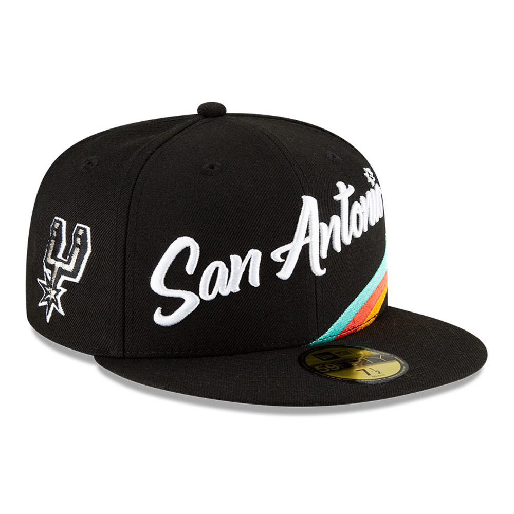 59FIFTY – San Antonio Spurs – NBA City Edition – Kappe in Schwarz