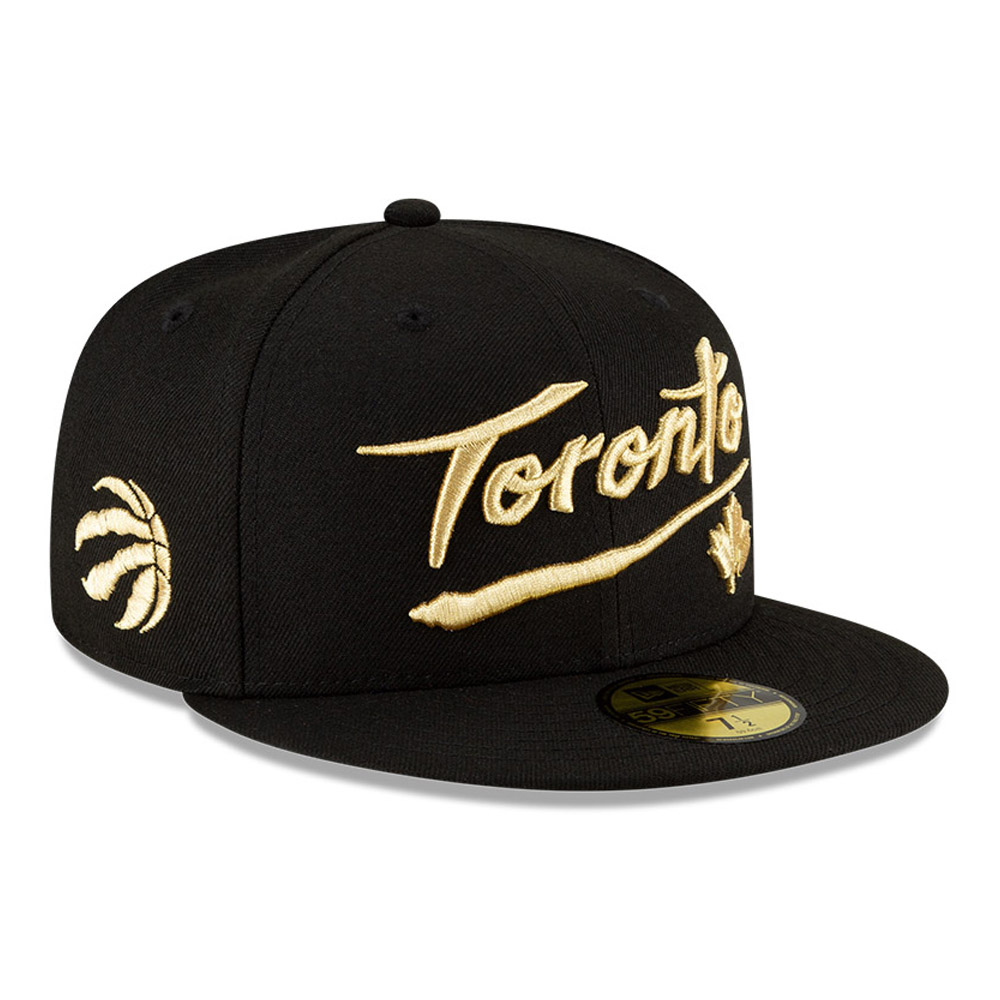Casquette noire 59FIFTY NBA City Edition des Toronto Raptors
