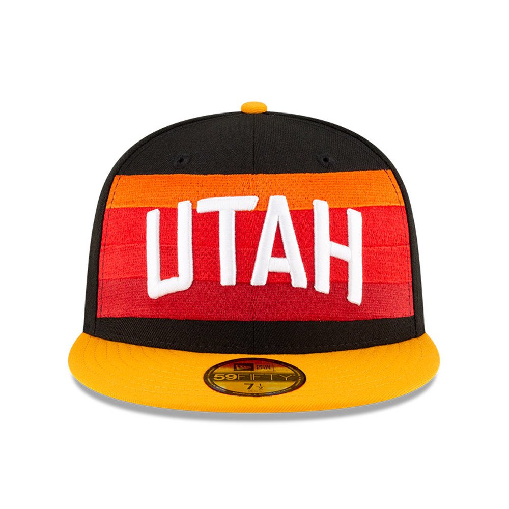 Gorra Utah Jazz NBA City Edition 59FIFTY, negro