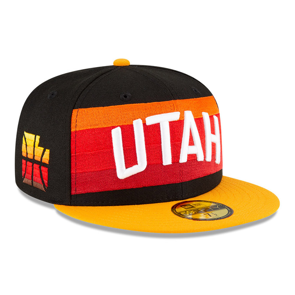 Gorra Utah Jazz NBA City Edition 59FIFTY, negro