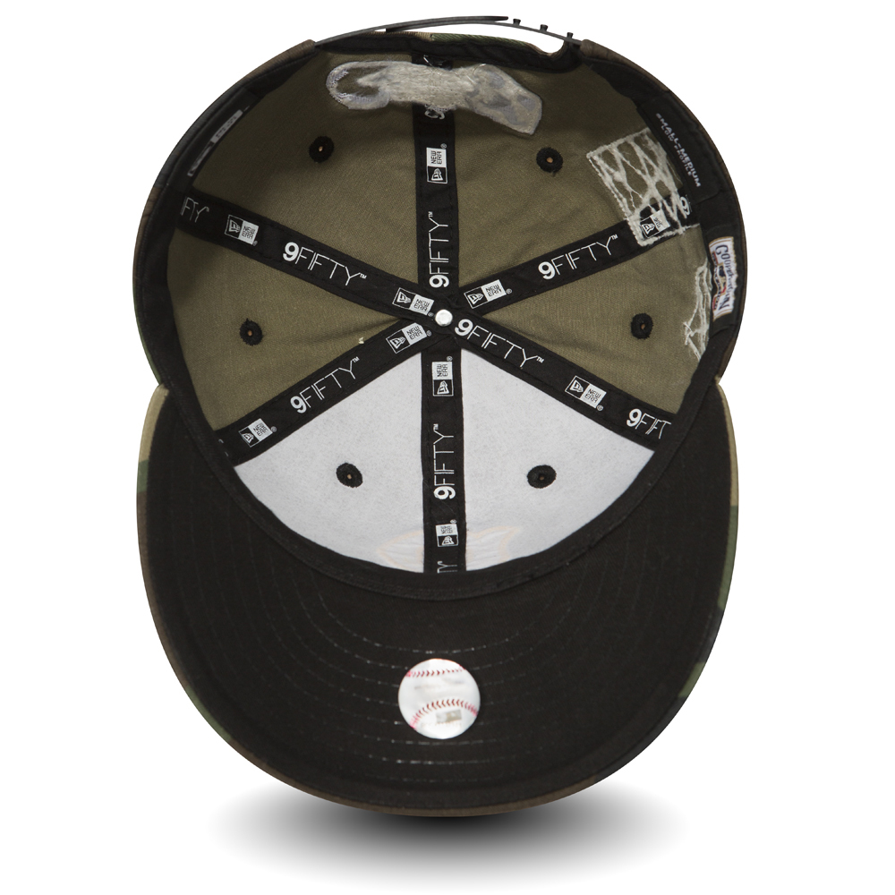9FIFTY Snapback – Pittsburgh Pirates – MLB-Aufnäher – Low Profile – Camouflage