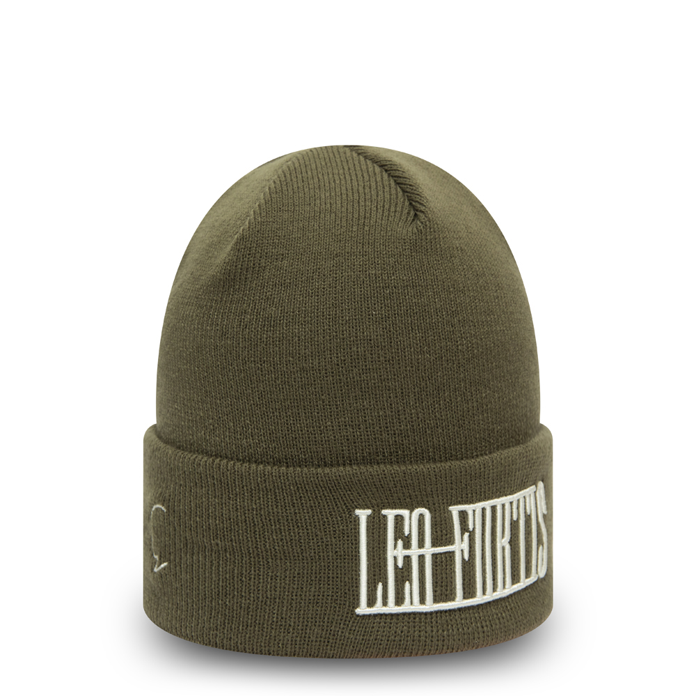 Official New Era Leo Fortis Green Cuff Beanie Hat A11619_ALN | New Era ...
