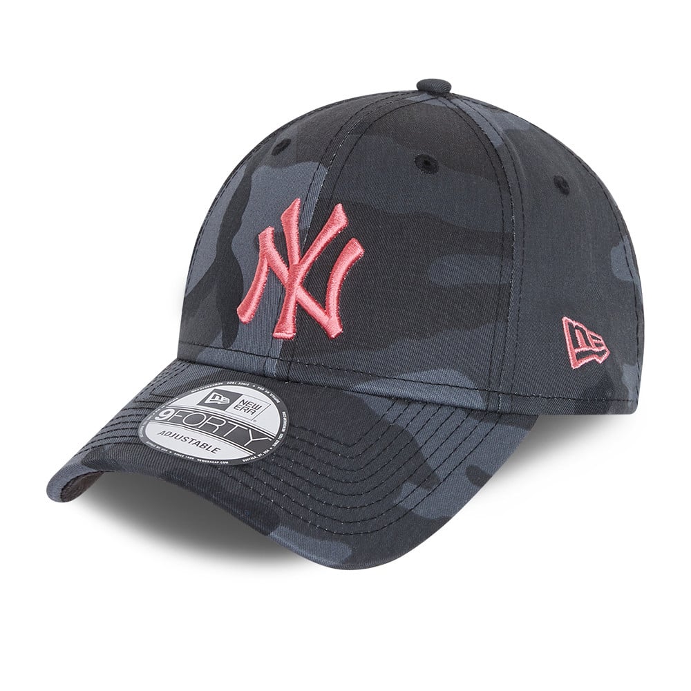 New York Yankees All Over Print Camo Jugend Grau 9FORTY Cap