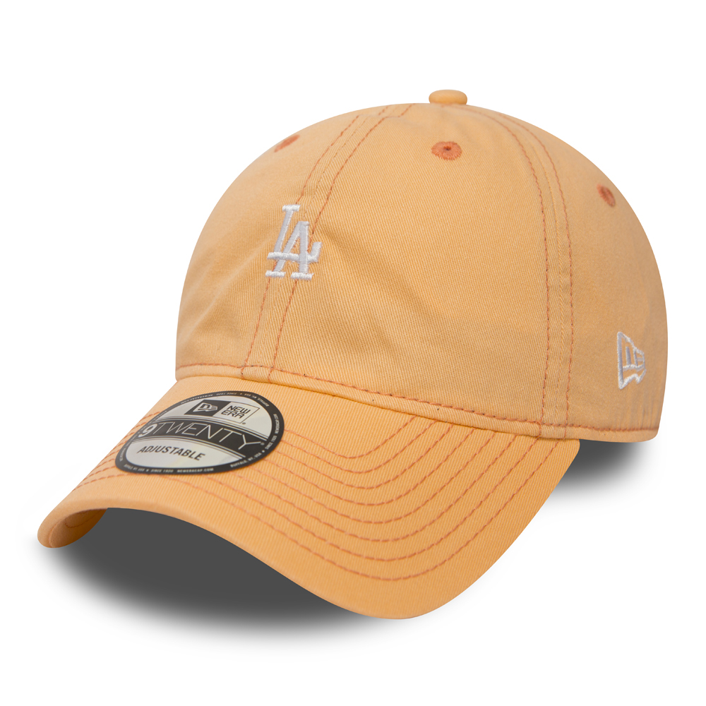 Orangene LA Dodgers Micro Logo Pastel 9TWENTY Verstellbare Cap
