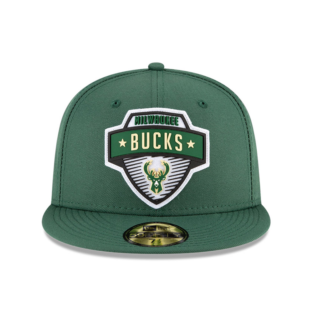 Cappellino 59FIFTY Milwaukee Bucks NBA Tip Off verde