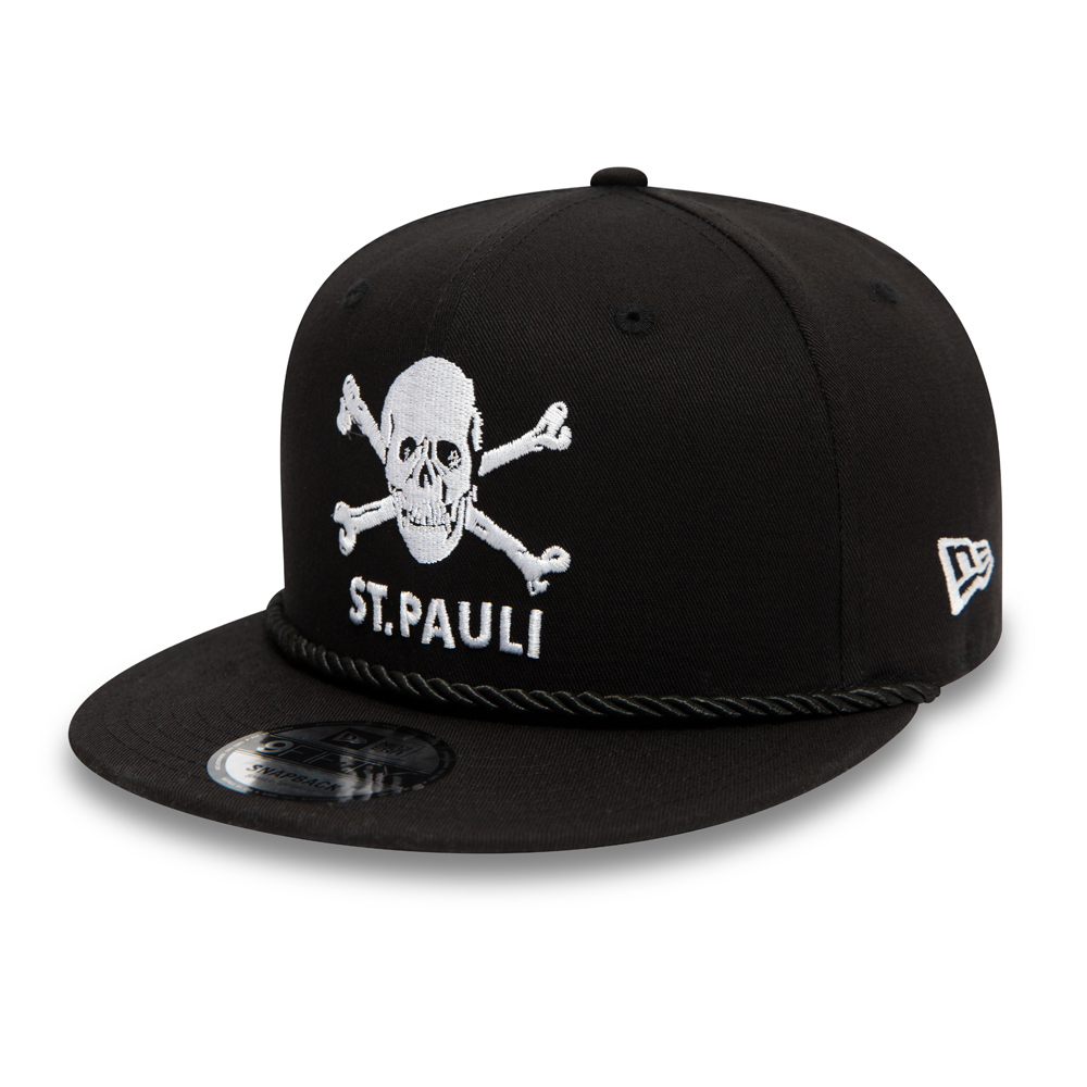 St Pauli FC Skull &amp; Cross Bones Black 9FIFTY Cap
