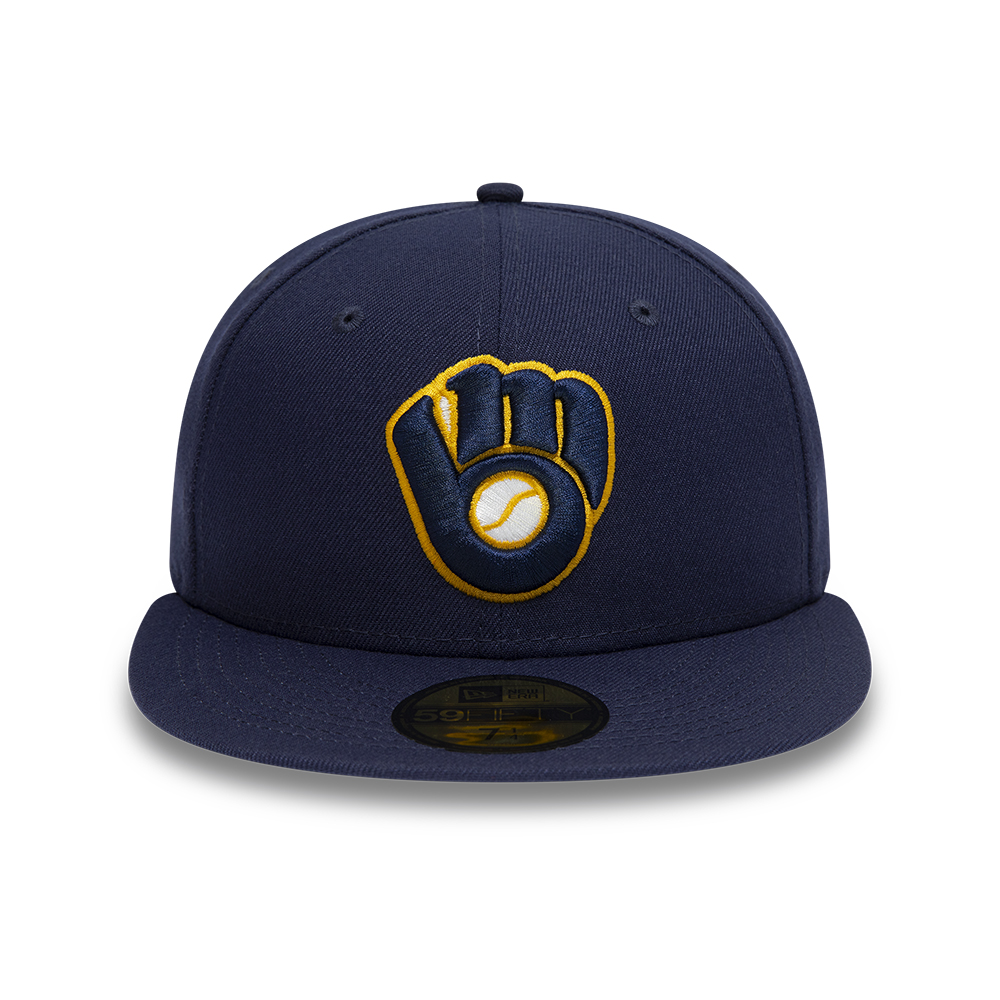 Milwaukee Brewers AC Perf Navy 59FIFTY Cap