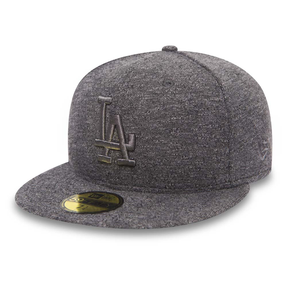 59FIFTY – Los Angeles Dodgers – Jersey Slub – Grey on Grey