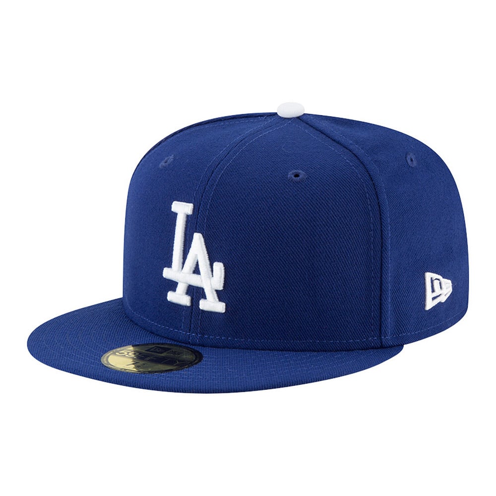 LA Dodgers AC Perf Game Blue 59FIFTY Fitted Cap