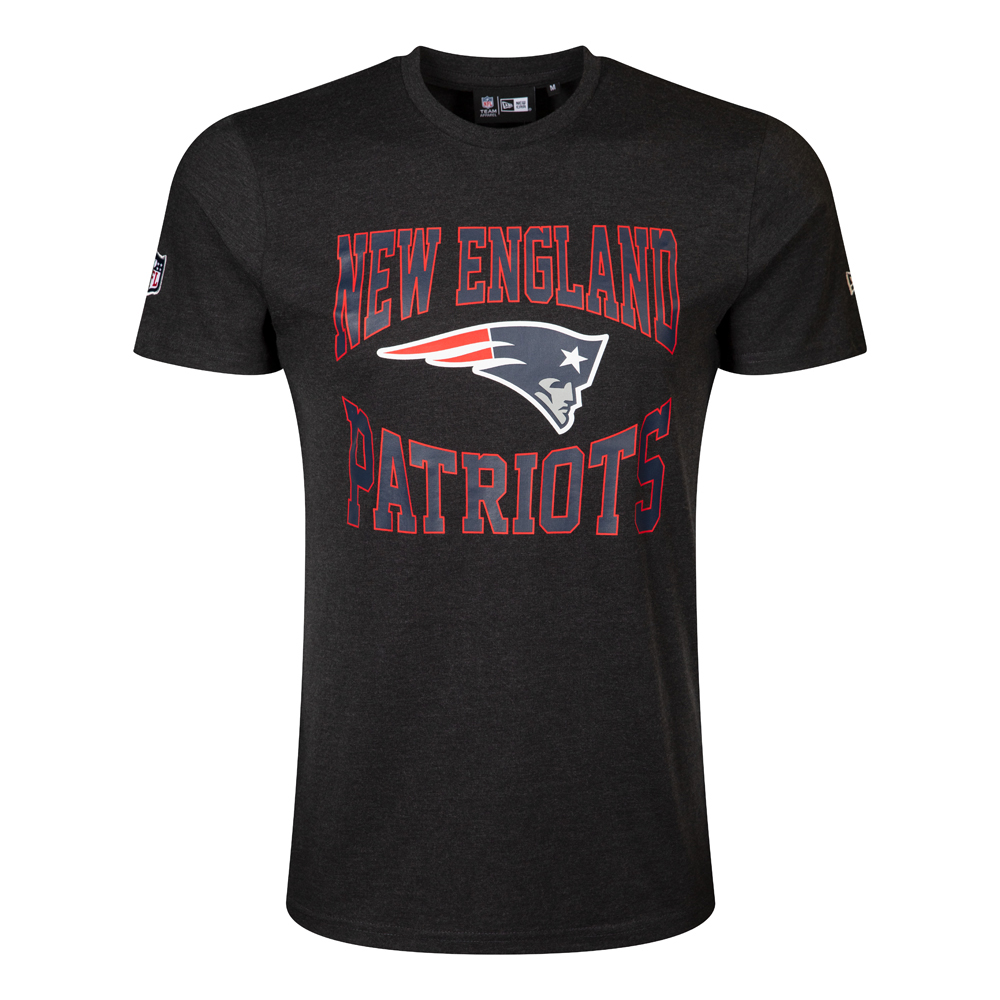 T-shirt Team Logo des Patriots de la Nouvelle Angleterre, gris