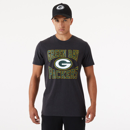 T-shirt Green Bay Packers gris avec logo de l'équipe