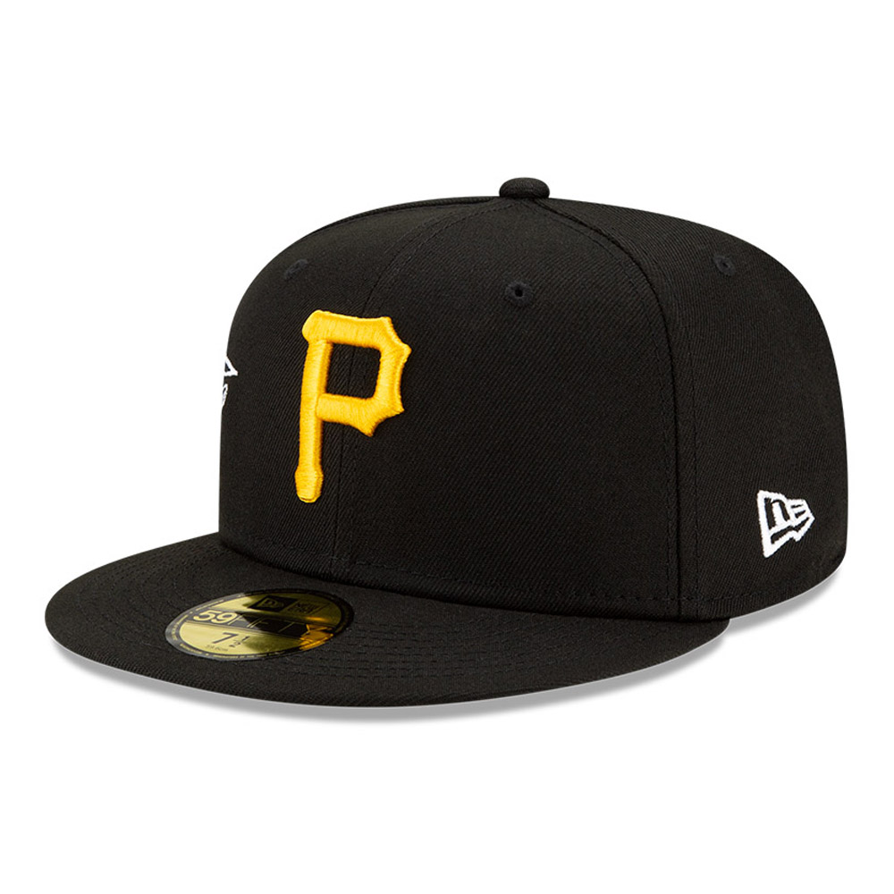 Pittsburgh Pirates MLB City Patch Black 59FIFTY Fitted Cap