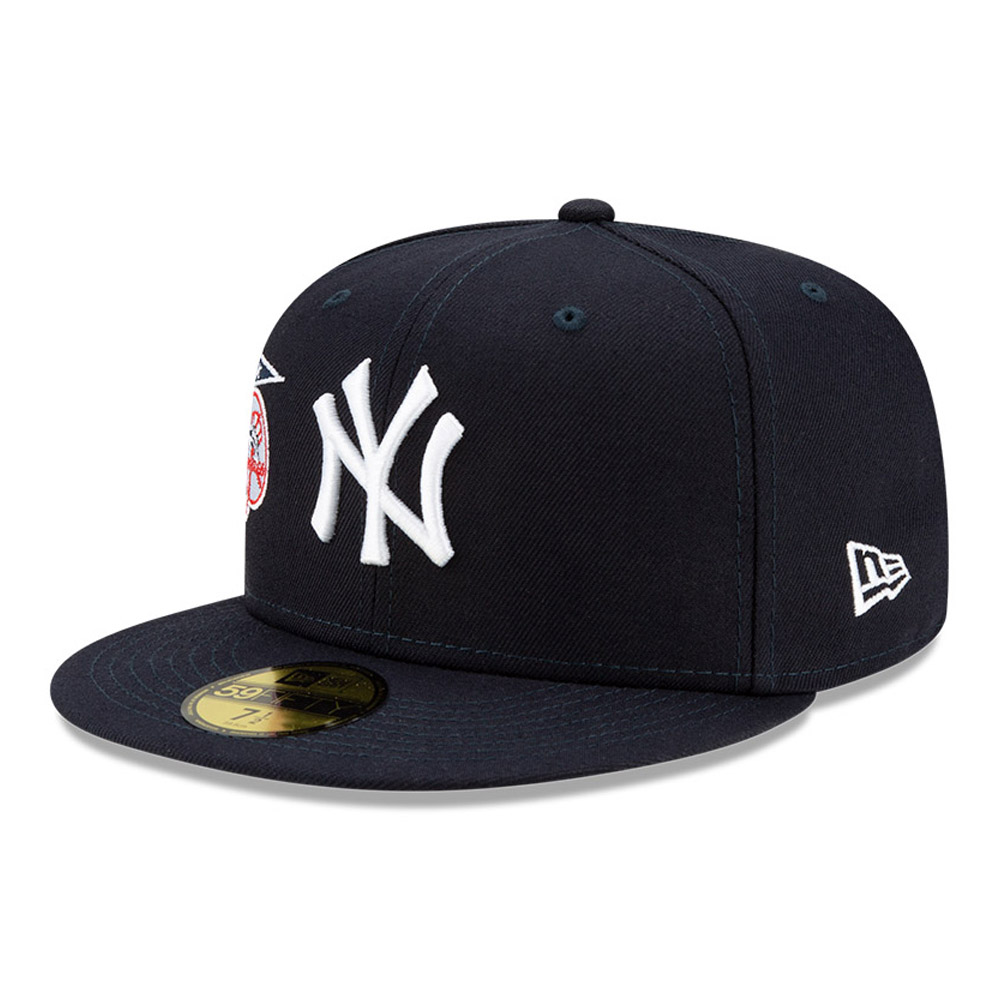 New York Yankees MLB City Patch Navy 59FIFTY Casquette ajustée