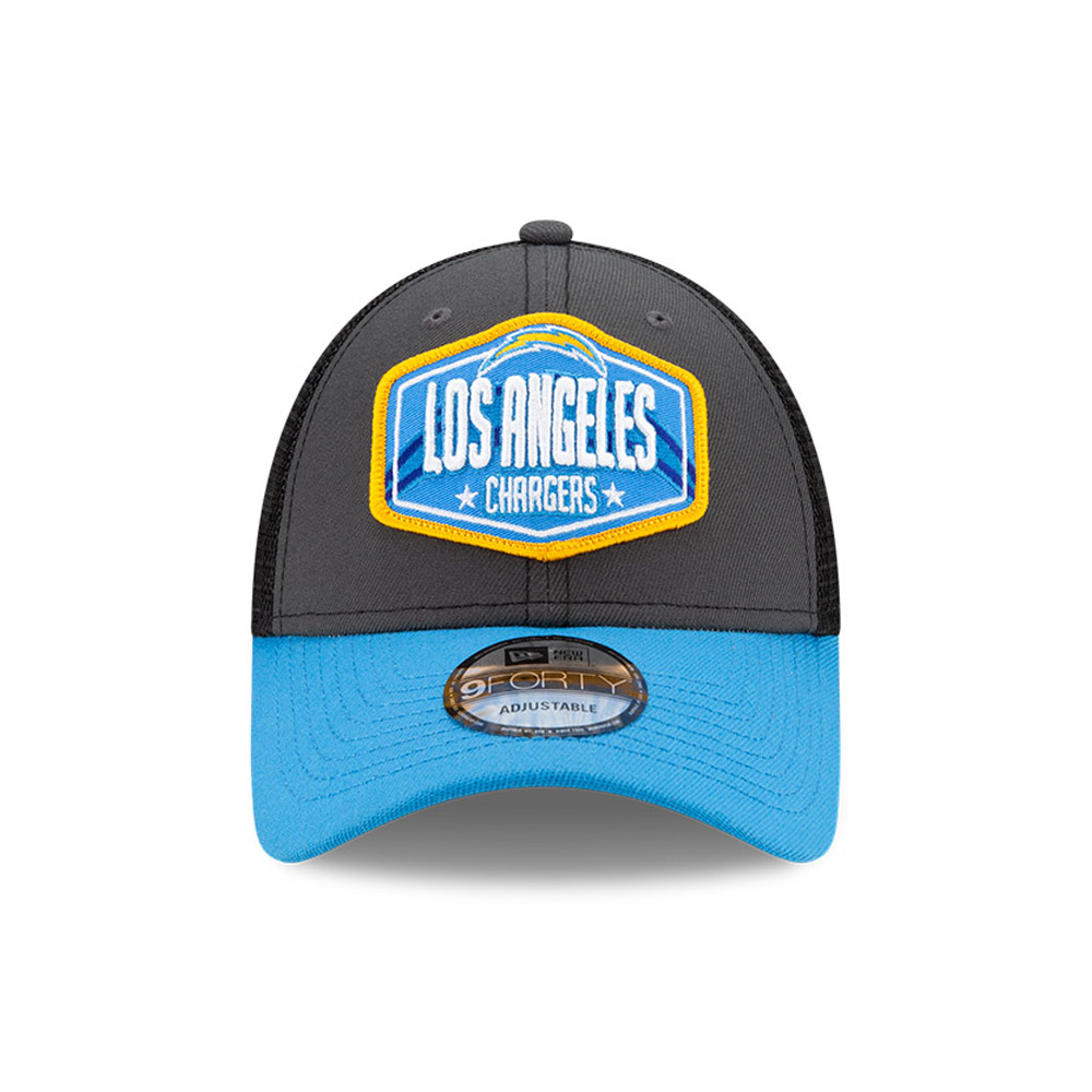 Gorra LA Chargers NFL Draft 9FORTY, gris