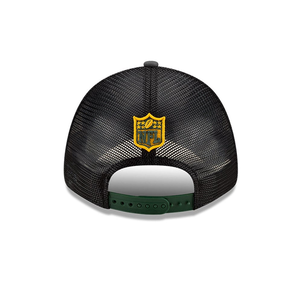 Gorra Green Bay Packers NFL Draft 9FORTY, gris