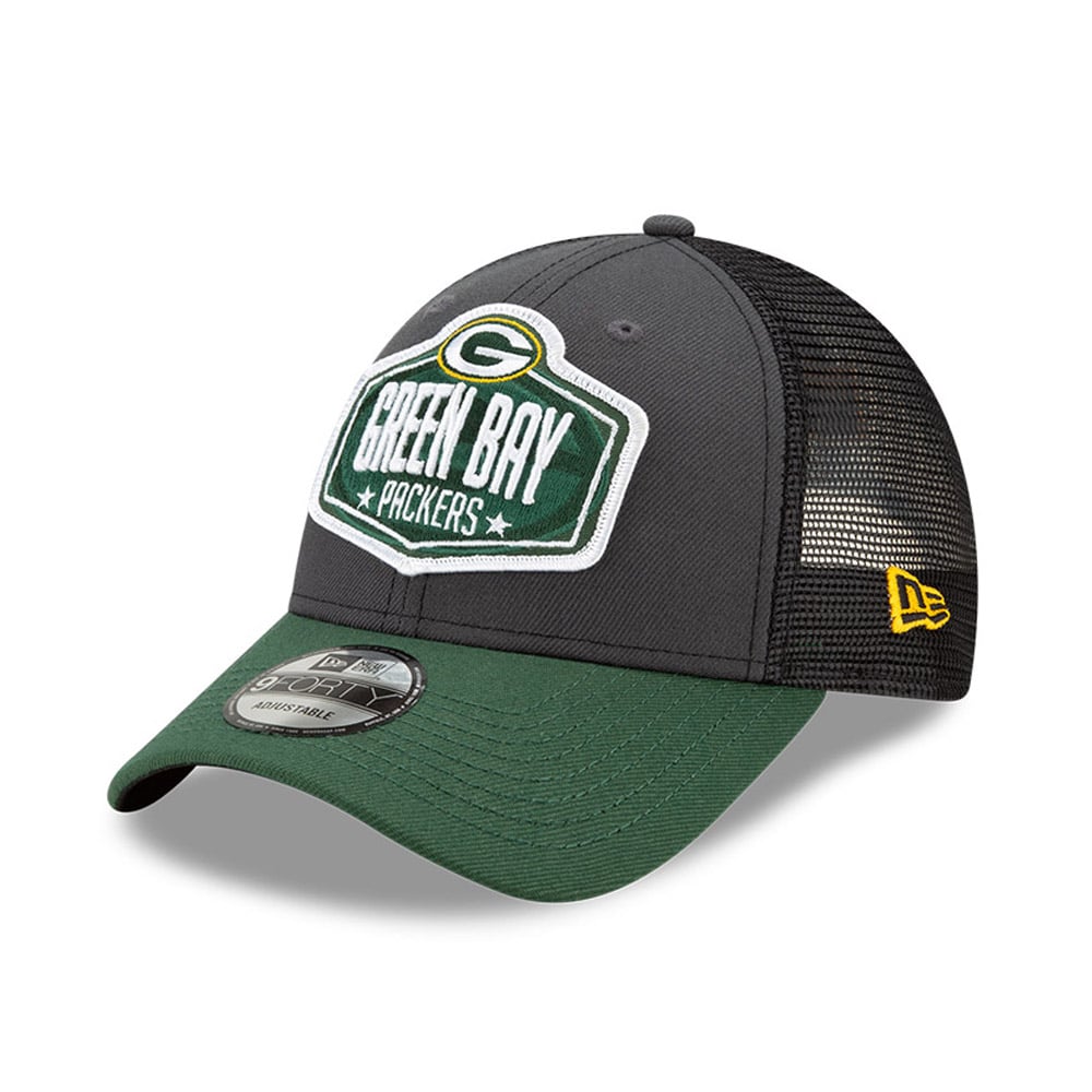 Casquette 9FORTY NFL Draft des Green Bay Packers, gris