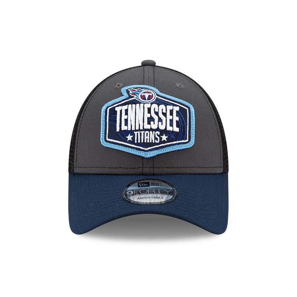 Gorra Tennessee Titans NFL Draft 9FORTY, gris