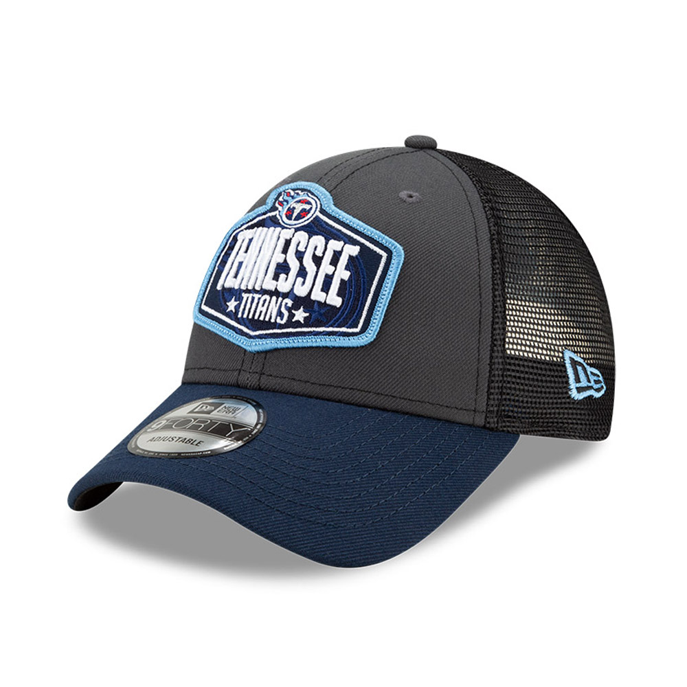 Gorra Tennessee Titans NFL Draft 9FORTY, gris