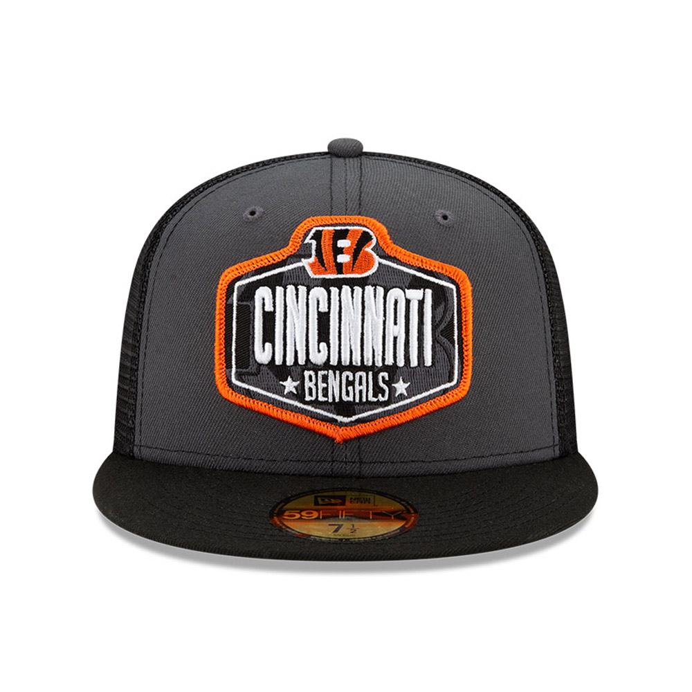 Cincinnati Bengals NFL Draft Grey 59FIFTY Cap